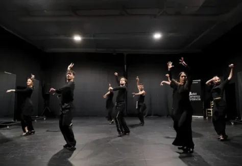 Compañia Ballet Flamenco de Andalucia Ensayando